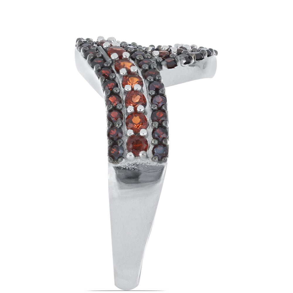 Silberring mit Barton Granat