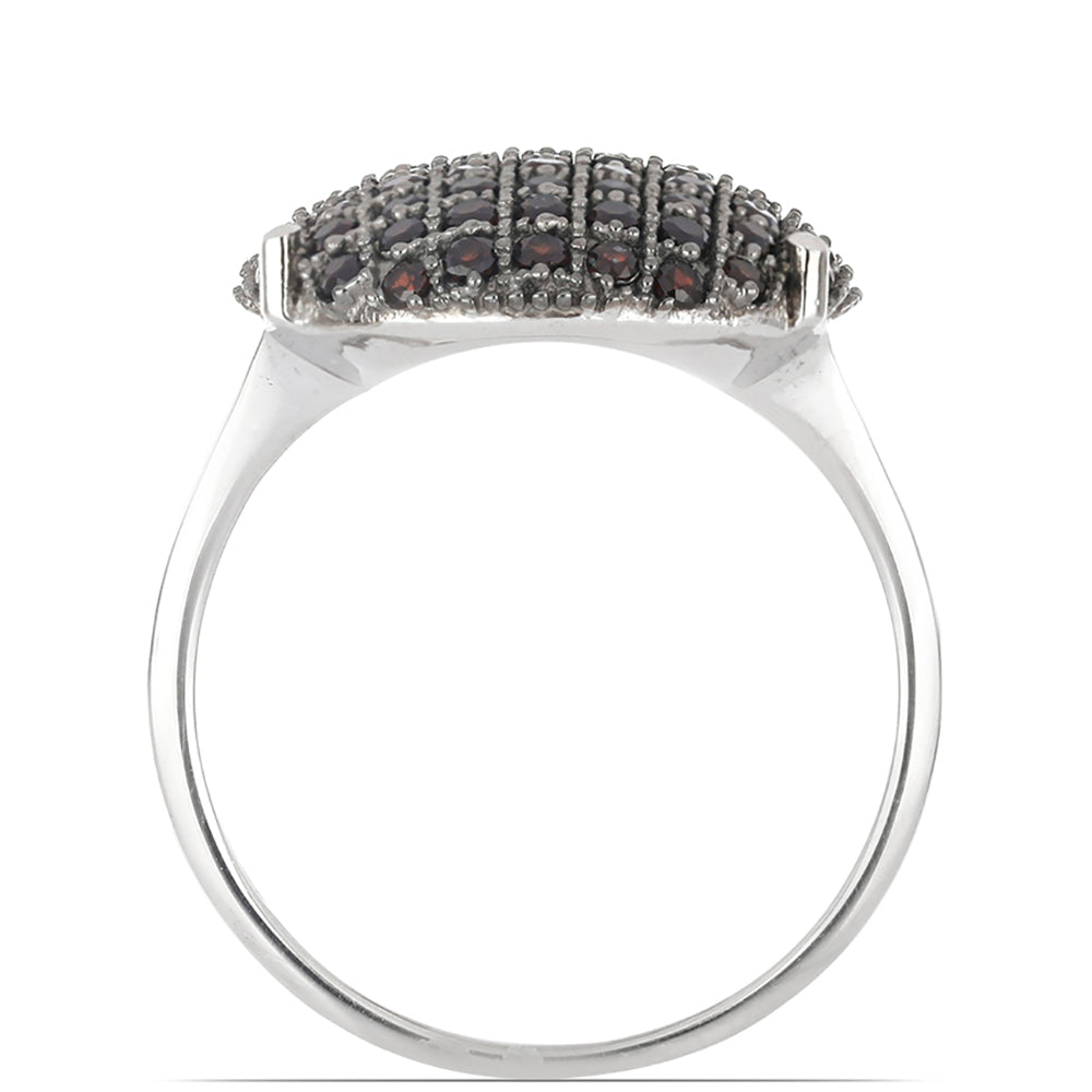 Silberring mit Barton Granat