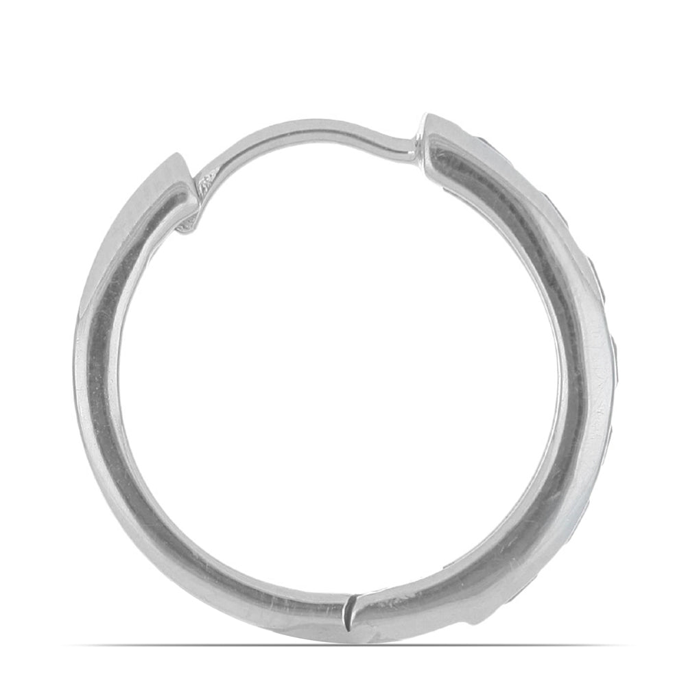 Silberohrringe mit Rubin aus Madagaskar