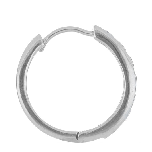 Silberohrringe mit Rubin aus Madagaskar