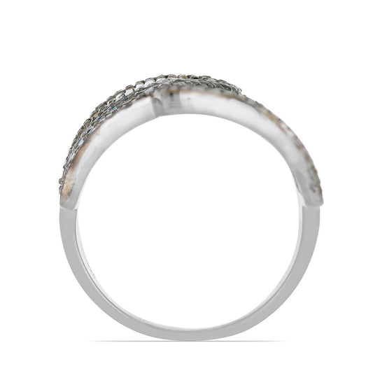 Silberring mit österreichischem Markasit und schwarzem Spinell aus Gorno Badakhshan