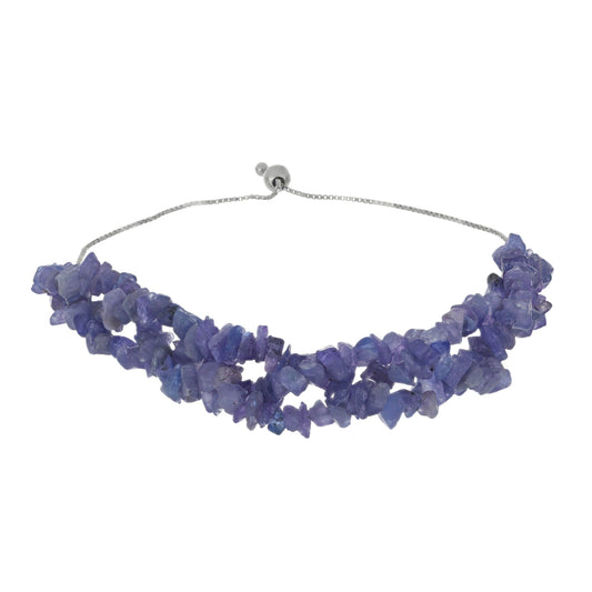 Silberarmband mit Tansanit