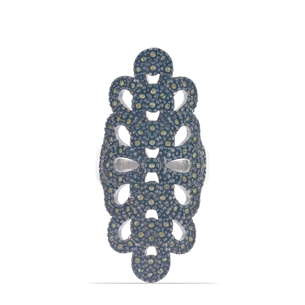 Silberring mit österreichischem Markasit 1 