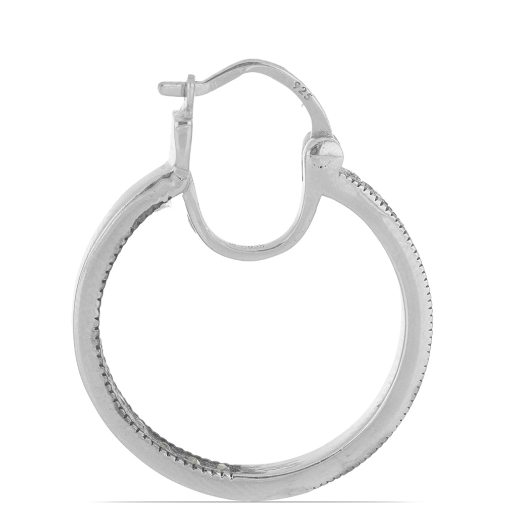 Silberohrringe mit österreichischem Markasit