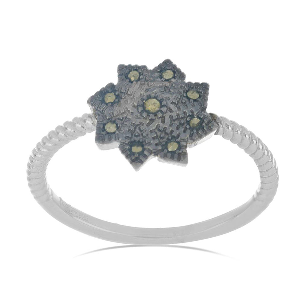 Silberring mit österreichischem Markasit 2 