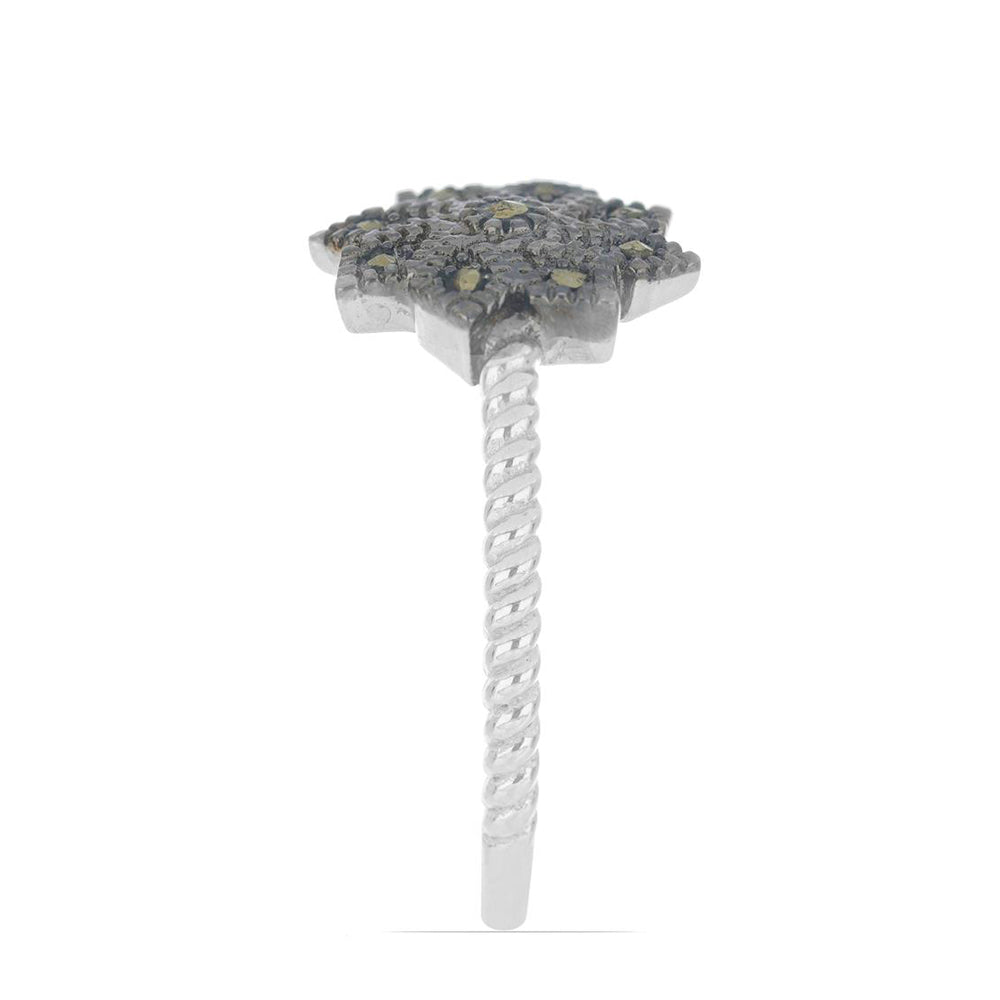 Silberring mit österreichischem Markasit 4 