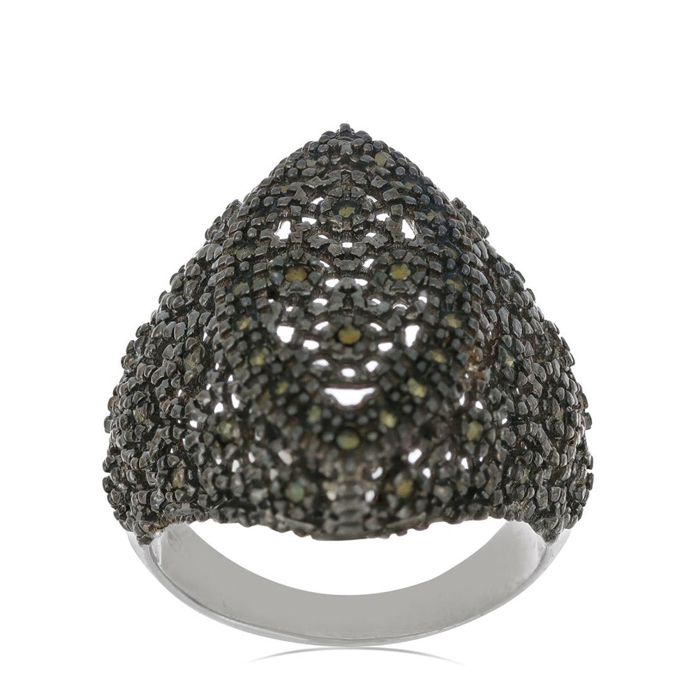 Silberring mit österreichischem Markasit