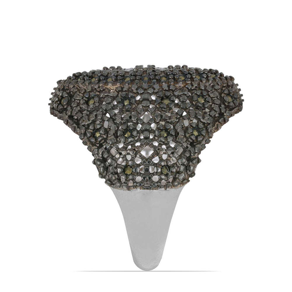 Silberring mit österreichischem Markasit 4 