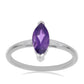 Silberring mit marokkanischem Amethyst