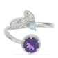 Silberring mit marokkanischem Amethyst