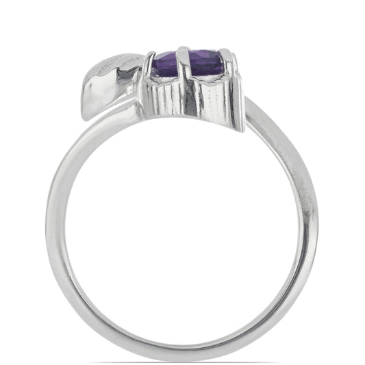 Silberring mit marokkanischem Amethyst