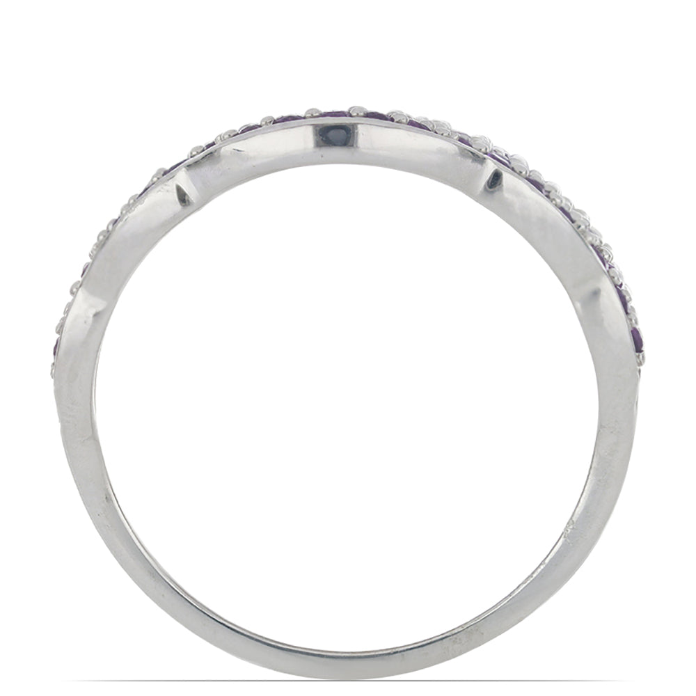 Silberring mit marokkanischem Amethyst 2 