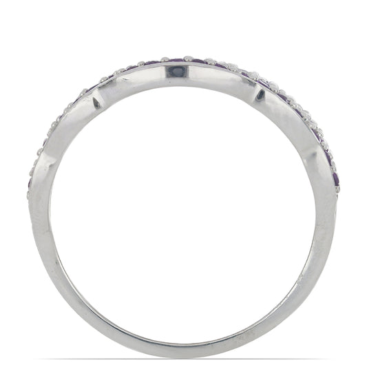 Silberring mit marokkanischem Amethyst