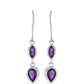 Silberohrringe mit marokkanischem Amethyst