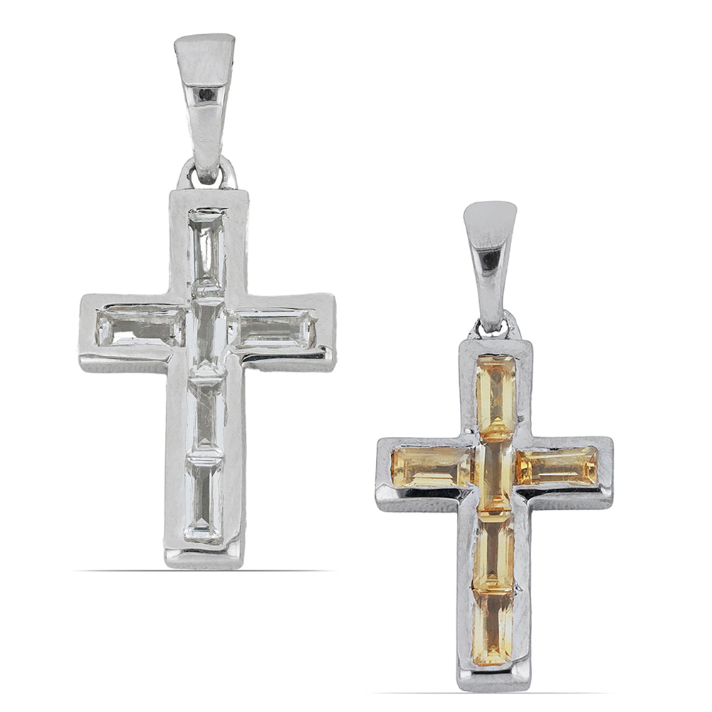 schmuckgarnitur aus Silber mit Zitrin aus dem Ural und weißem Topas 1 