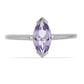 Silberring mit Rose De France Amethyst