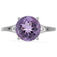 Silberring mit Rose De France Amethyst