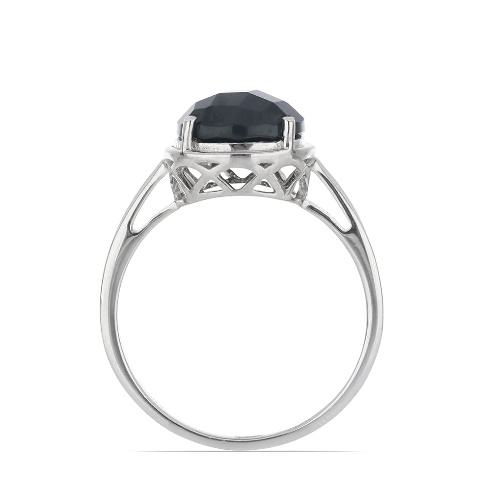 Silberring mit schwarzem Onyx aus Suwar 2 