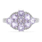 Silberring mit Rose De France Amethyst