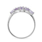 Silberring mit Rose De France Amethyst