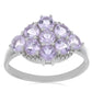 Silberring mit Rose De France Amethyst