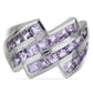 Silberring mit Rose De France Amethyst