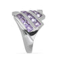 Silberring mit Rose De France Amethyst