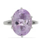 Silberring mit Rose De France Amethyst