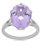 Silberring mit Rose De France Amethyst
