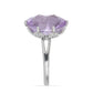 Silberring mit Rose De France Amethyst