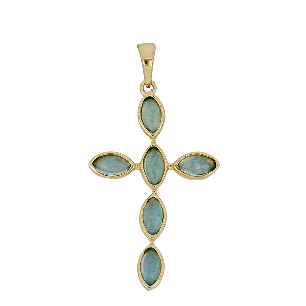 Goldplattierter Silberanhänger