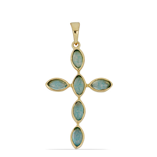 Goldplattierter Silberanhänger