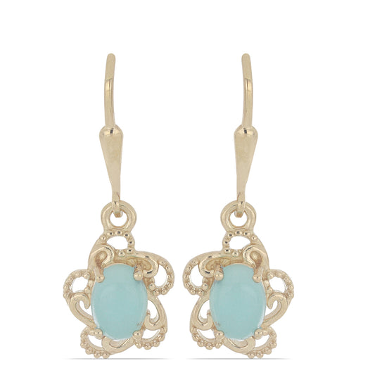 Goldplattierte Silberohrringe