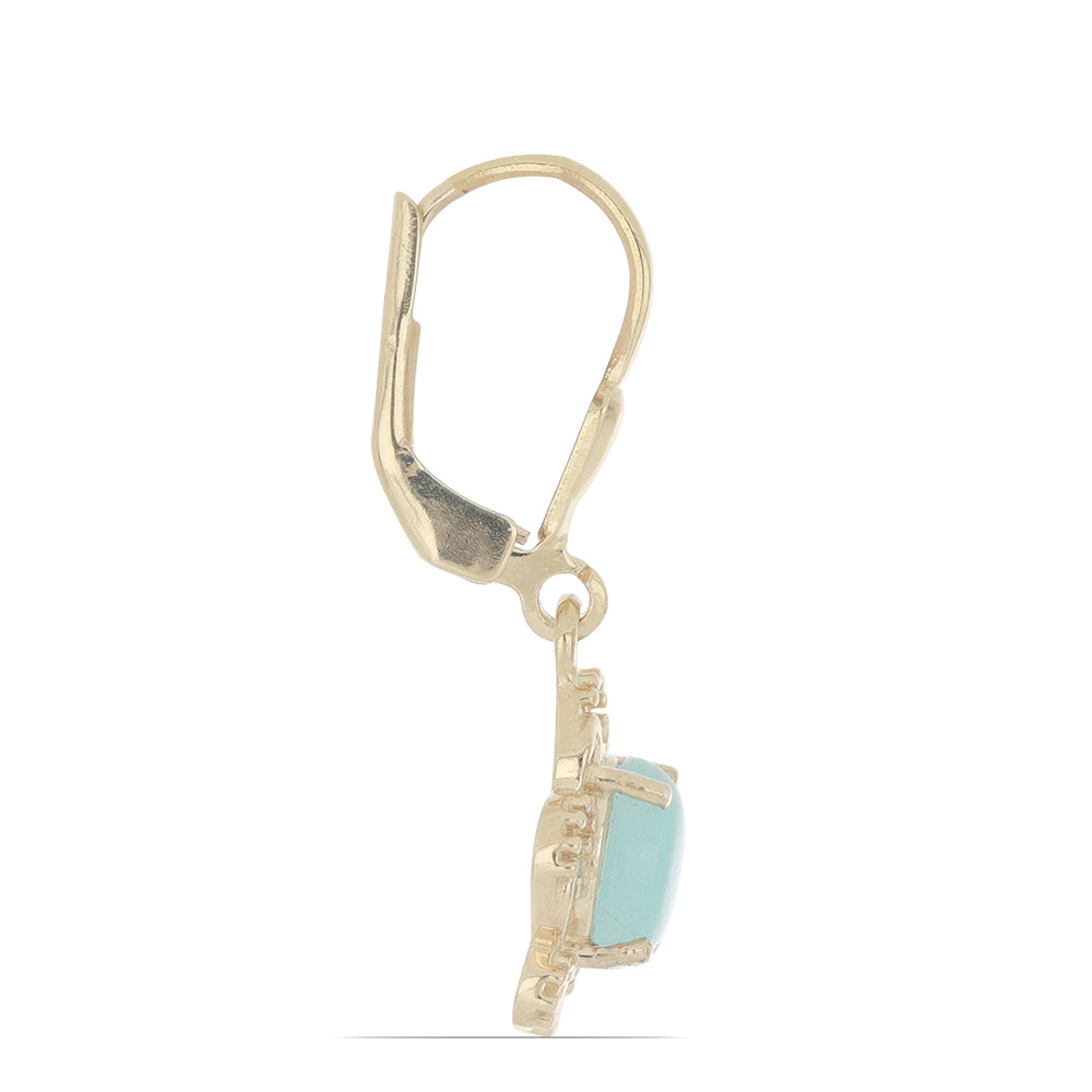 Goldplattierte Silberohrringe