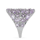 Silberring mit Rose De France Amethyst