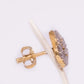 Goldohrringe mit Diamant