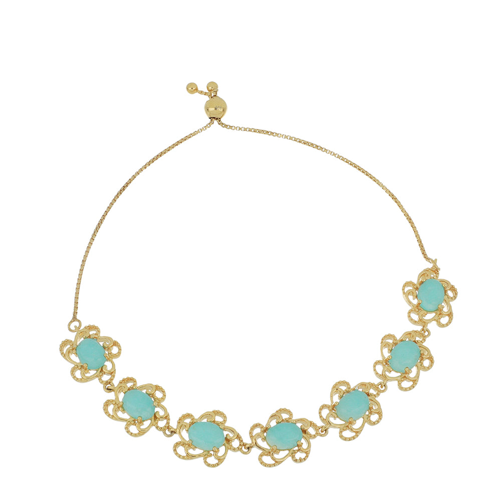 Goldplattiertes Silberarmband 1 