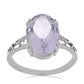 Silberring mit Rose De France Amethyst