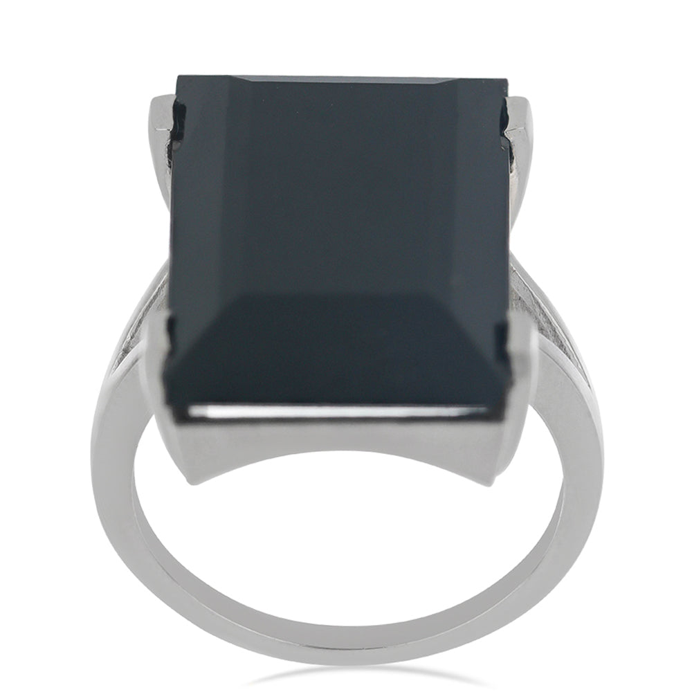 Silberring mit schwarzem Onyx aus Suwar 3 