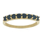 Goldplattierter Silberring mit schwarzem Onyx aus Suwar