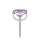 Silberring mit Rose De France Amethyst