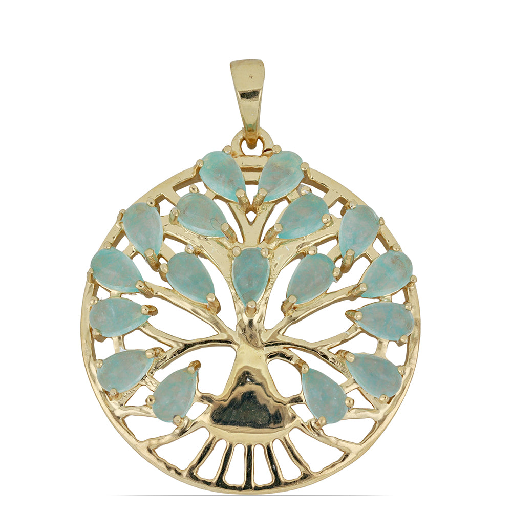 Goldplattierter Silberanhänger 1 