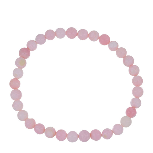 Nugget Armband mit rosa Opal aus Lega Dembi
