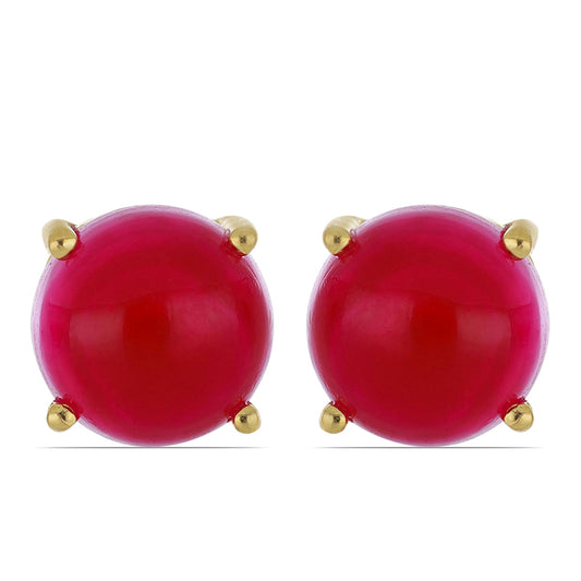 Goldplattierte Silberohrringe