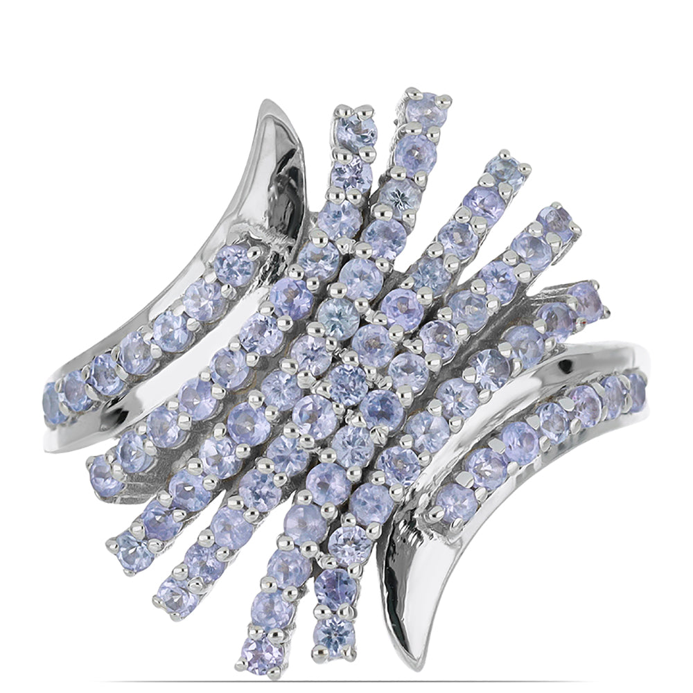 Silberring mit Tansanit 1 