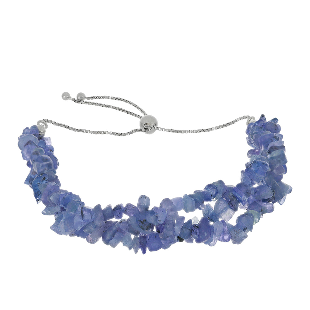 Silberarmband mit Tansanit