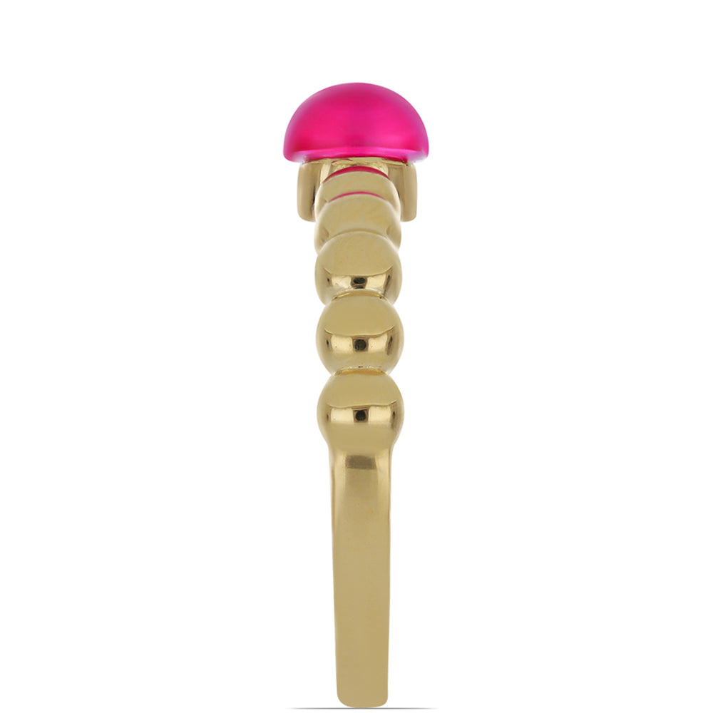 Goldplattierter Silberring