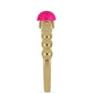 Goldplattierter Silberring