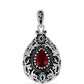 Silberanhänger mit Rubin aus Madagaskar
