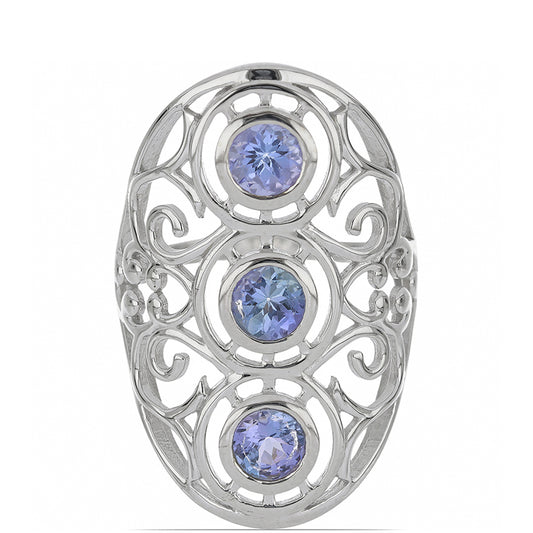 Silberring mit Tansanit